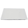 White self-warming plush pet pad, about 37 x 26 in