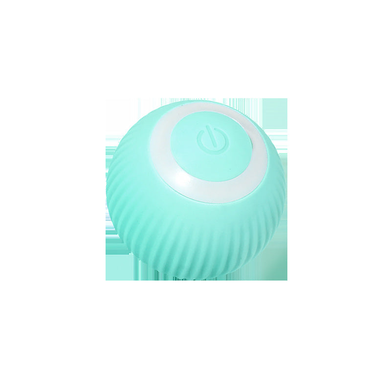Green rolling ball