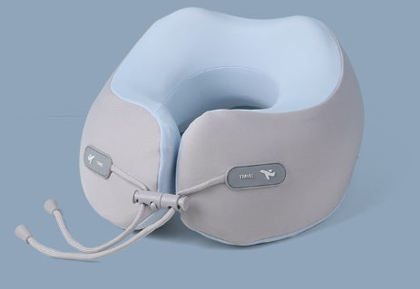 Light blue neck pillow