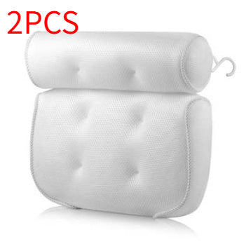 Two standard bath pillows option