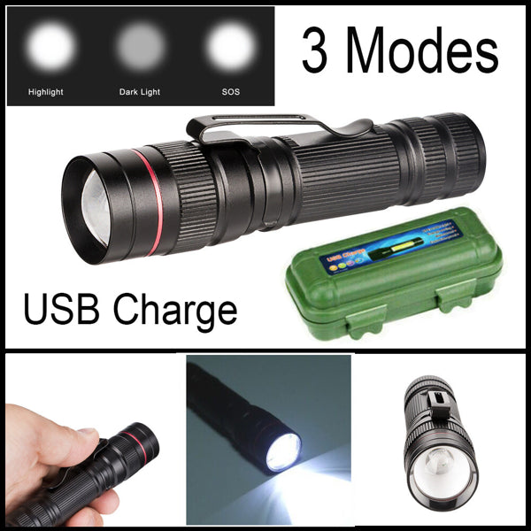 Three light modes and USB charging