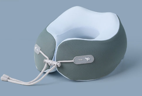 Dark green neck pillow