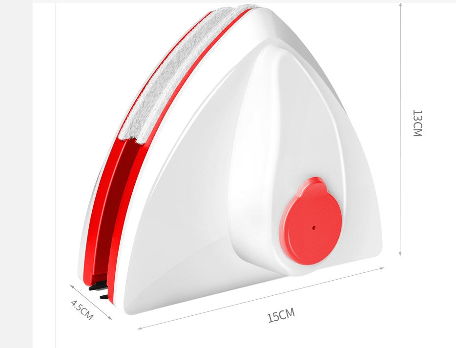 Size diagram of the window cleaner, shown in red